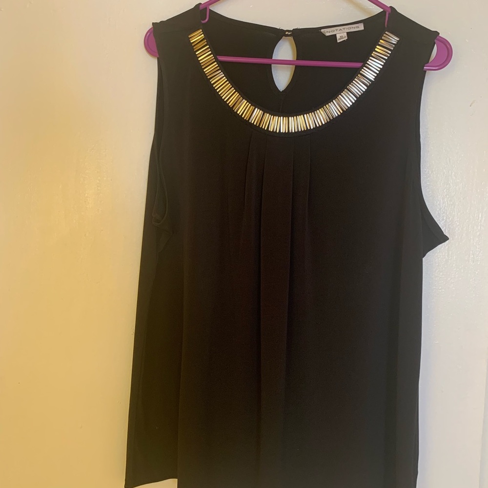 Black Simple blouse